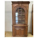 Architectural 2 Piece Antique Corner Cupboard