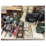Canning Jars, Vtg. Camera, Figurines, Home Decor