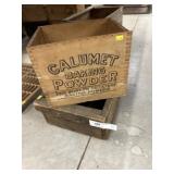 (2) Wooden Storage Boxes