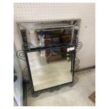 (2) Framed Mirrors