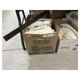 (2) Boxes of Doilies, Table Covers, Metal Square