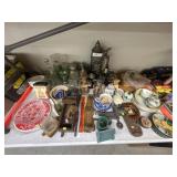 Beer Steins, Decanter Bottles, Wall Rack
