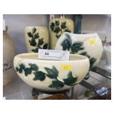 (4) Unsigned Royal Copley Ivy Planters and Vases