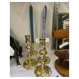 (5) Baldwin Brass Candlesticks