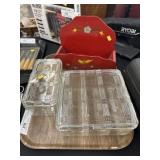 Refrigerator Dishes with Wall Pocket