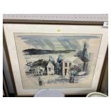 Alfred Birdsey Framed Watercolor