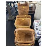 (5) Longaberger Baskets