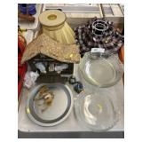 Nativity Scene, Assorted Pie Plates, Lamp Shades