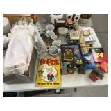 Porcelain Doll, Mugs, Nascar & Sports Collectibles