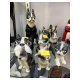 Porcelain Terrier Dog Figurines and Shakers