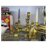 Baldwin Candlesticks with Decorative Brasswares