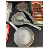 Gray Agate Frying and Sauce Pans