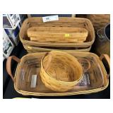 (5) Longaberger Baskets