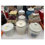(9) Ceramic Cookie Jars