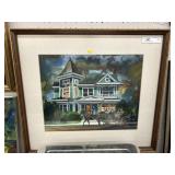Paul Melia Framed Watercolor