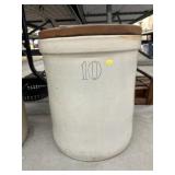 No. 10 Straight Sided Storage Crock