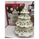 Lenox Christmas Tree Canister