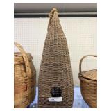 Wicker Woven Birdhouse
