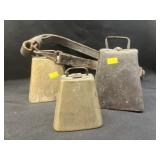 Brass and Steel Cow Bells