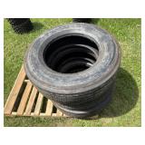 (3) 245/70R19.5 Truck Tires