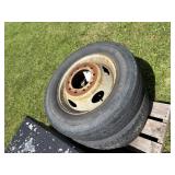 (3) 10 Lug Truck Wheels w/ Tires