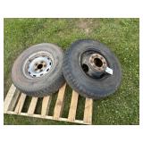 (2) Truck Wheels w/ Tires