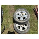 (3) Chevy Car Wheels & Tires
