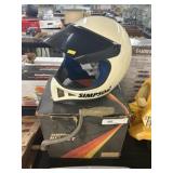 Vtg. Simpson Motorcycle Helmet