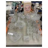 Assortment of Patterned Glass