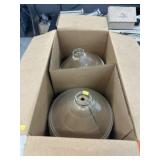 (8) new Glass Lamp Shades
