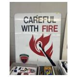 Steel Fire Sign