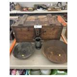 Storage Box with Metal Wares