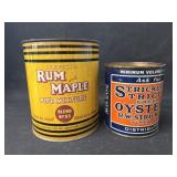 Oyster & Tobacco Tins