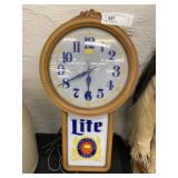 Miller Lite Brewery Clock