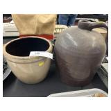 Stoneware Storage Jug & Crock
