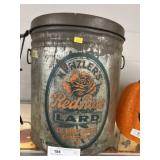 50lb Red Rose Lard Can