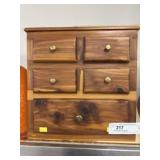 Cedar 5-drawer Storage Box