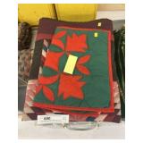 Wool Lap Blanket With Quilted Table Covers