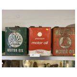 (3) 2 Gal. Oil Cans