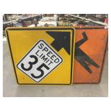 (2) Aluminum Street Signs