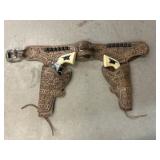(2) Hubley Cap Guns & Holster