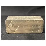 10 Troy Oz. Sterling Silver Ingot