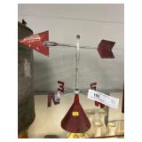 Vtg. Pressed Steel Weathervane