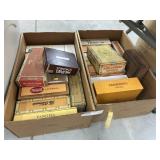 (2) Boxes of Cigar Boxes
