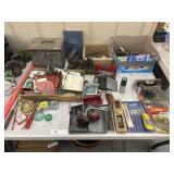 Drill Bits, Assorted Hand tools,and Flat Iron