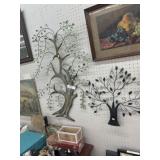 (2) Treeform Wall Sculptures