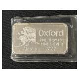 1 Troy Oz. Sterling Silver Ingot
