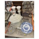 Home Decor With Tureen and Salts