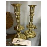 (4) Baldwin Brass Candlesticks
