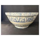 Stoneware Sponge Decorated Mixing Bowl